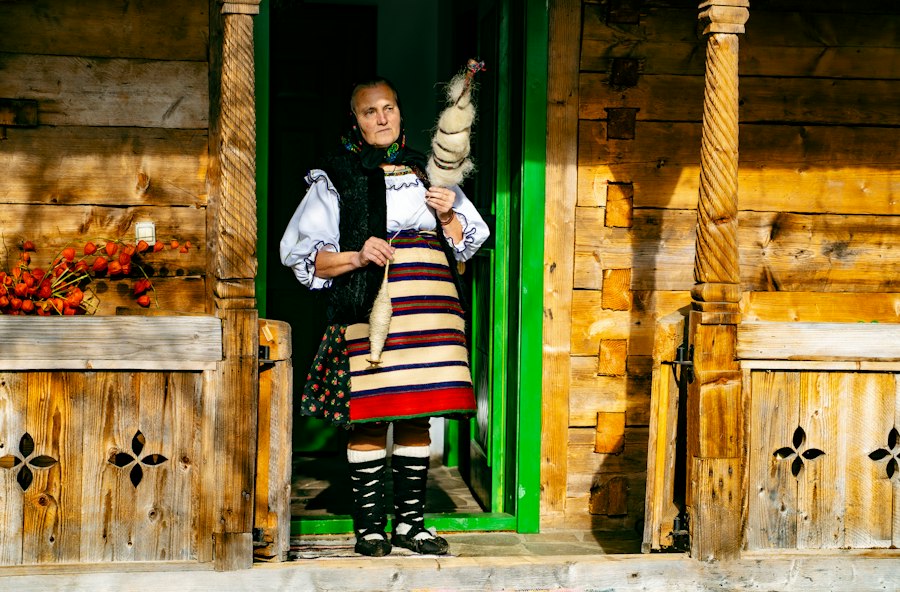 Photo traditional Maramures gates