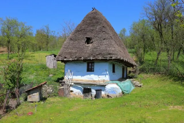 Photo traditional villages Romania